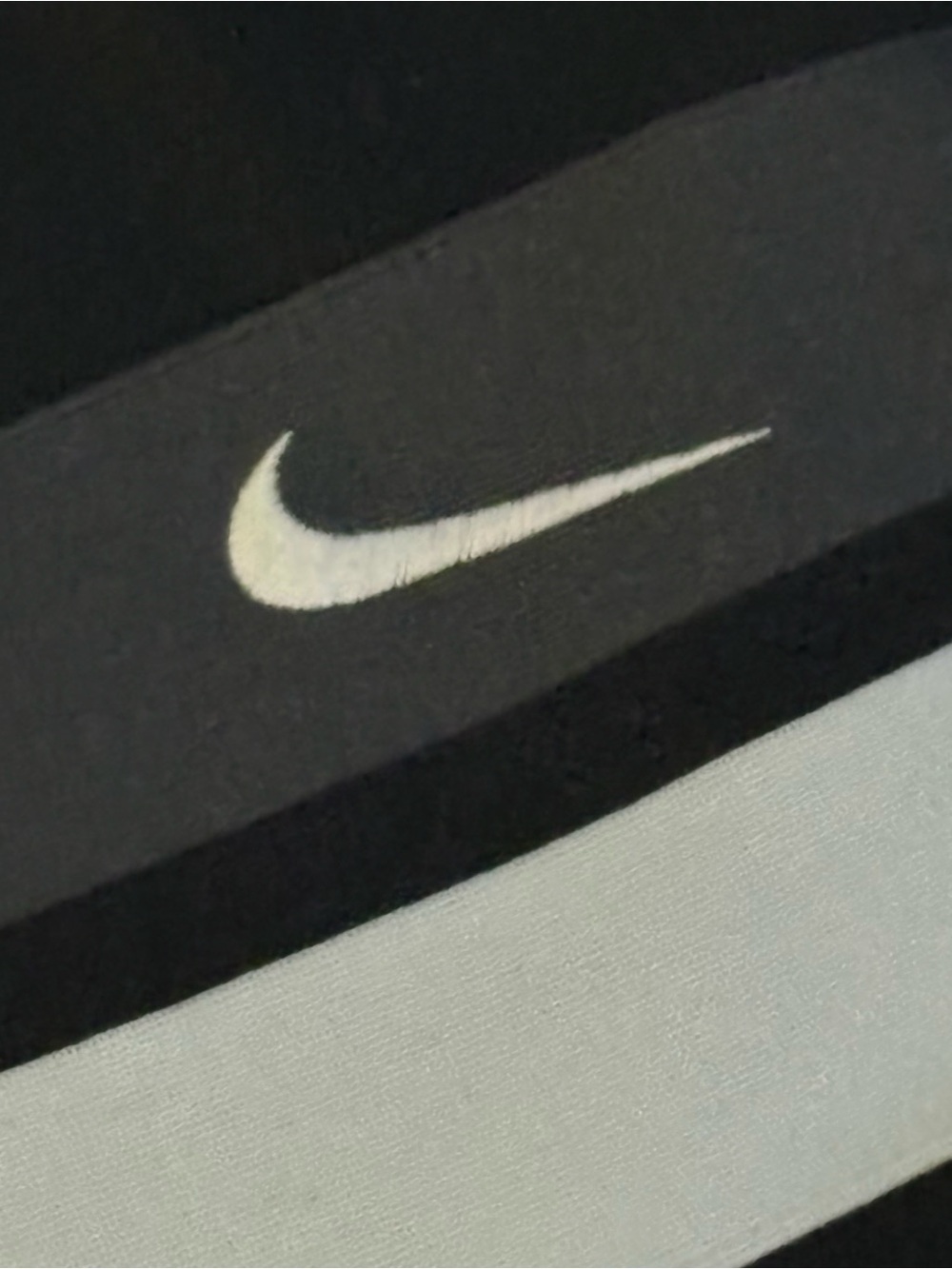 Nike Chevron Track Jacket – Black/Gray/White - Men’s Medium